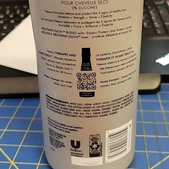 Nexxus Therappe Shampoo 33.8 oz/1.05 qt New Pump Bottle New - Picture 2 of 3